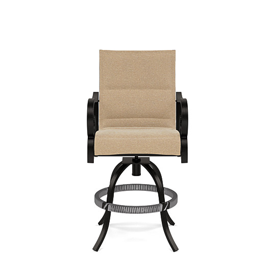 Rancho Padded Sling Swivel Balcony Chair