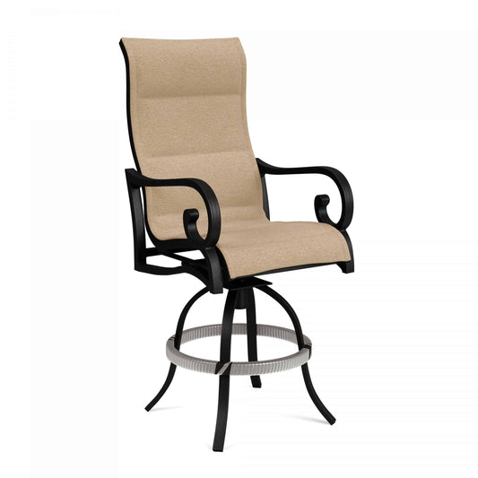 Rancho Padded Sling Swivel Balcony Chair
