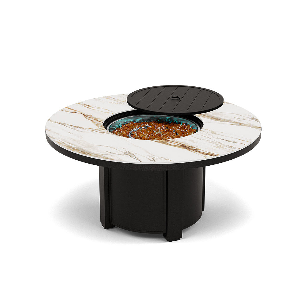 54" Round Chat Fire Pit Table - Multiple Colors and Top Patterns