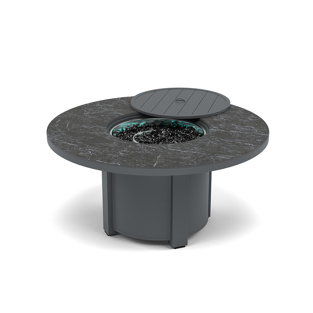 54" Round Chat Fire Pit Table - Multiple Colors and Top Patterns