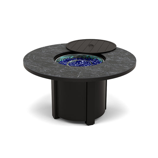 54" Round Dining Fire Pit Table - Multiple Colors and Top Patterns