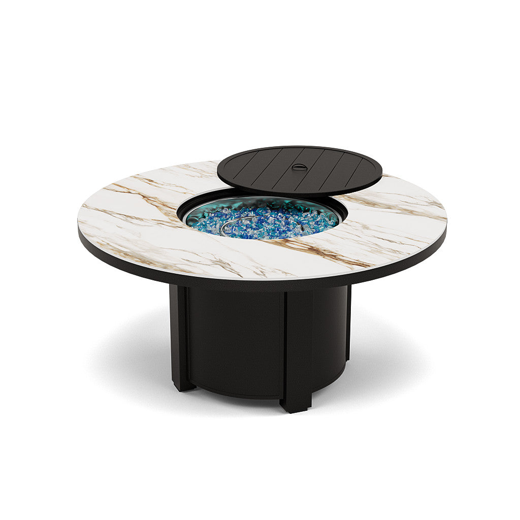 54" Round Chat Fire Pit Table - Multiple Colors and Top Patterns