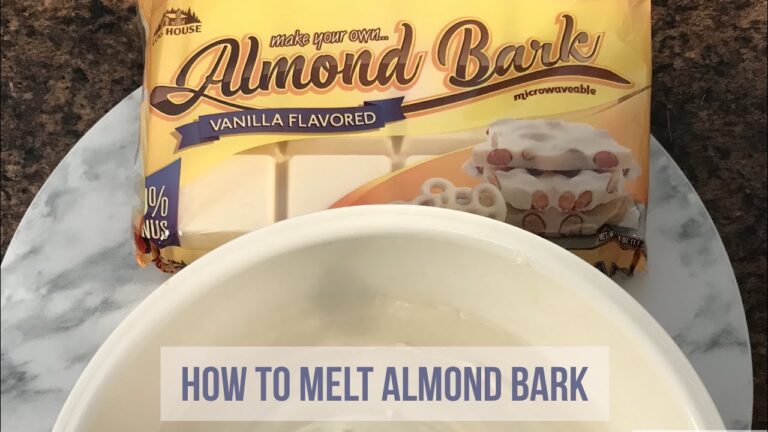 Best Way to Melt Almond Bark in Microwave