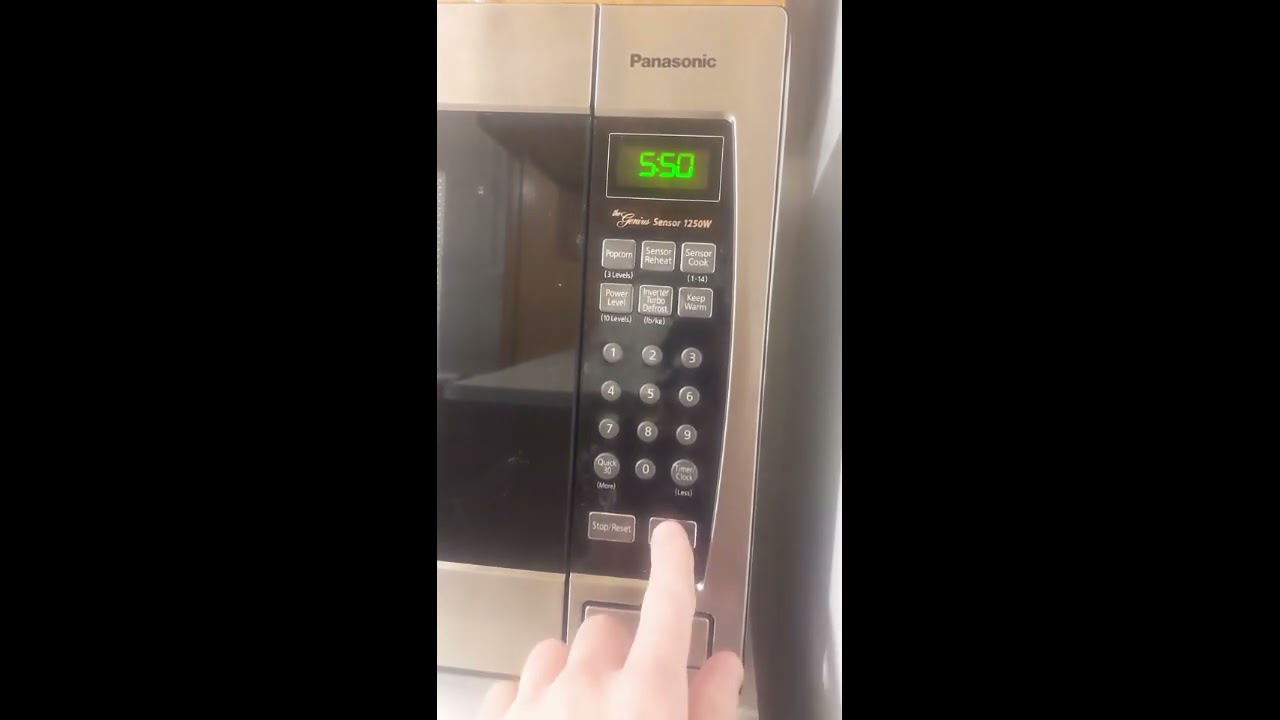 How to Unlock Panasonic Microwave 1250W