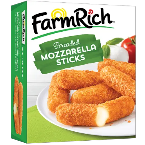 Microwave Frozen Mozzarella Sticks