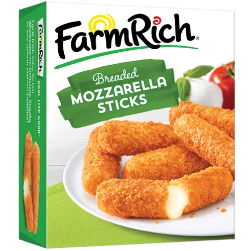 Microwave Frozen Mozzarella Sticks